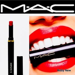 MAC Cosmetics Powder Kiss Velvet Blur Slim Stick in Ruby New-889, 2 g/0.07 Oz.